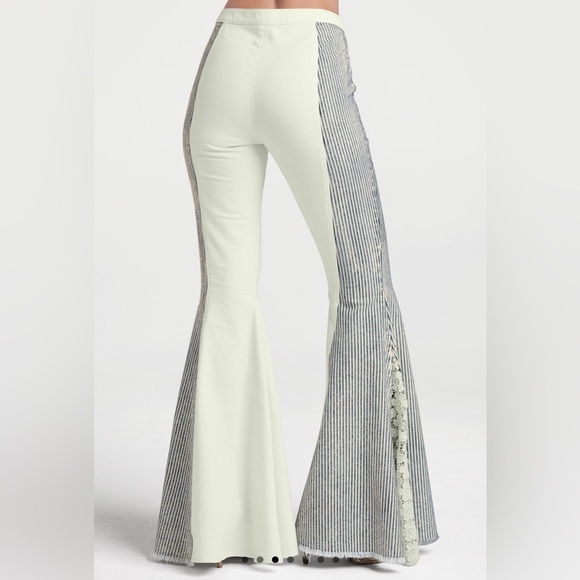 Trendy Flared Pants with Denim Jacket - Picture 6 of 16